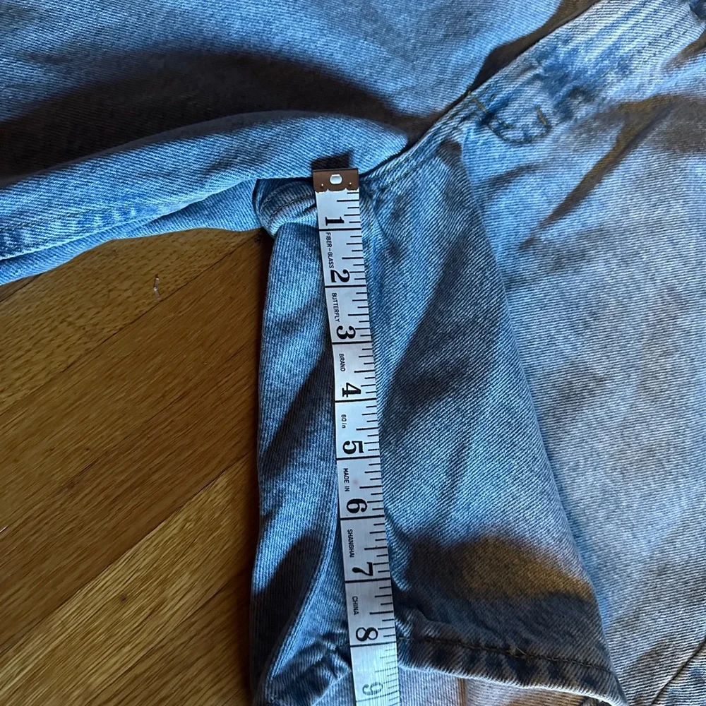 Vtg 90s Lee Stone Washed Jorts, Size 38
